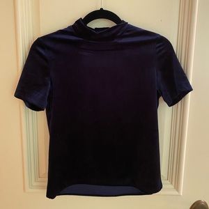 Zara velvet Top